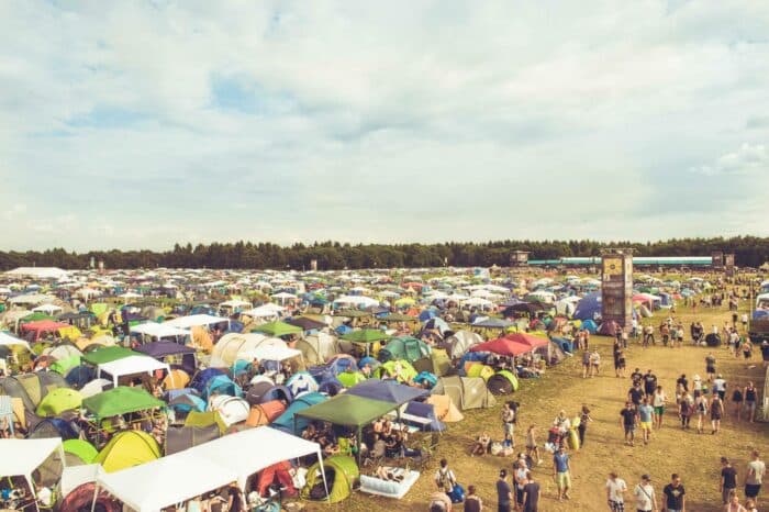 Campen auf einem Festival? Aber sicher!