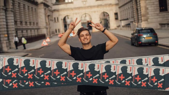 Sonderedition der Post: Martin Garrix bekommt seine eigene Briefmarke!
