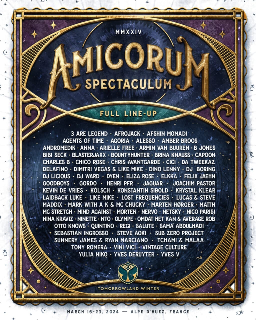 Tomorrowland Winter Line-up 2024