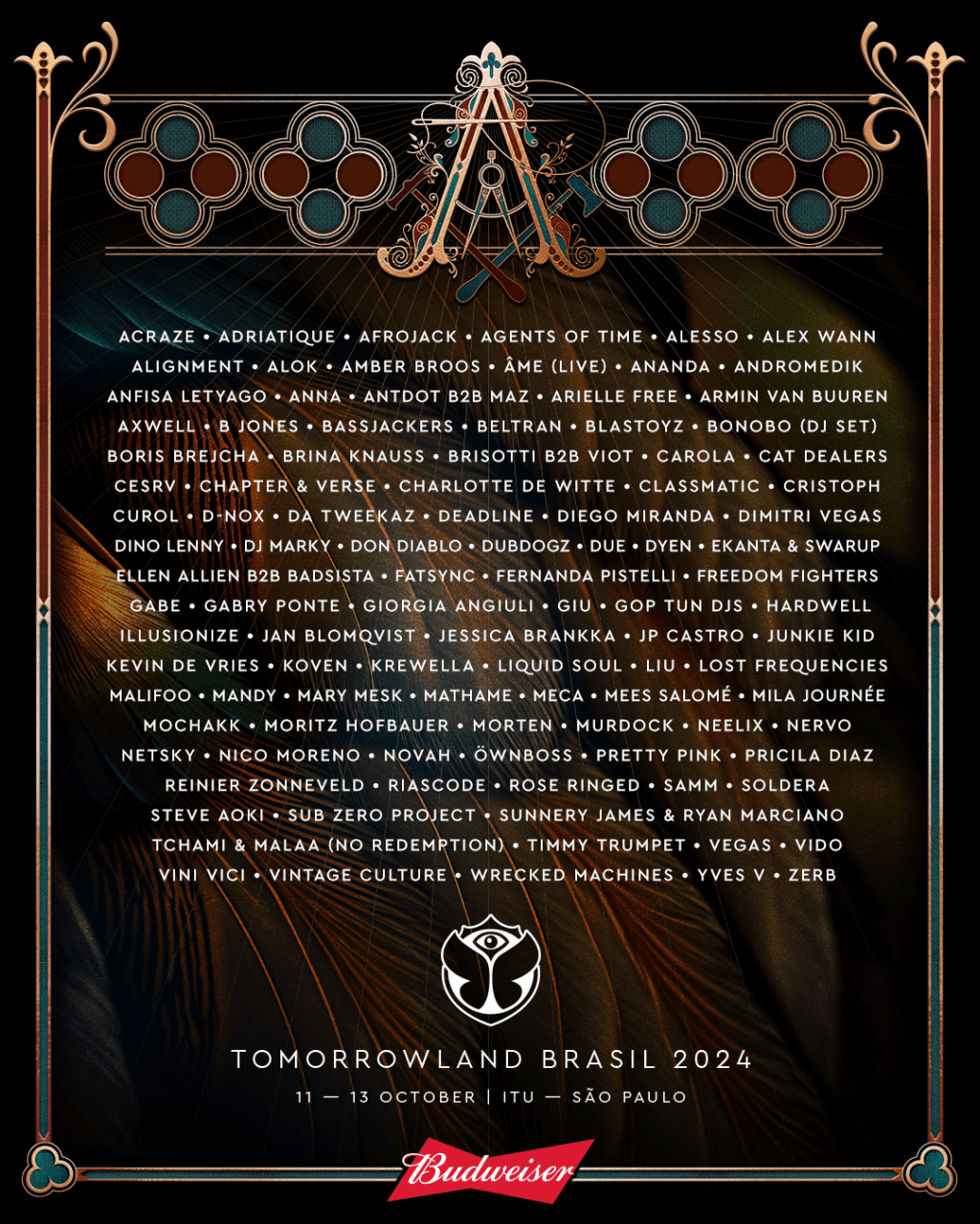 Tomorrowland Brasil Line-up 2024