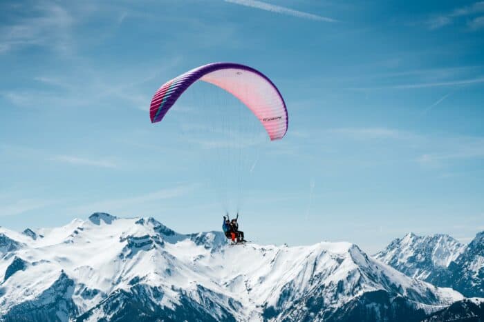 Tomorrowland Winter Para Gliding