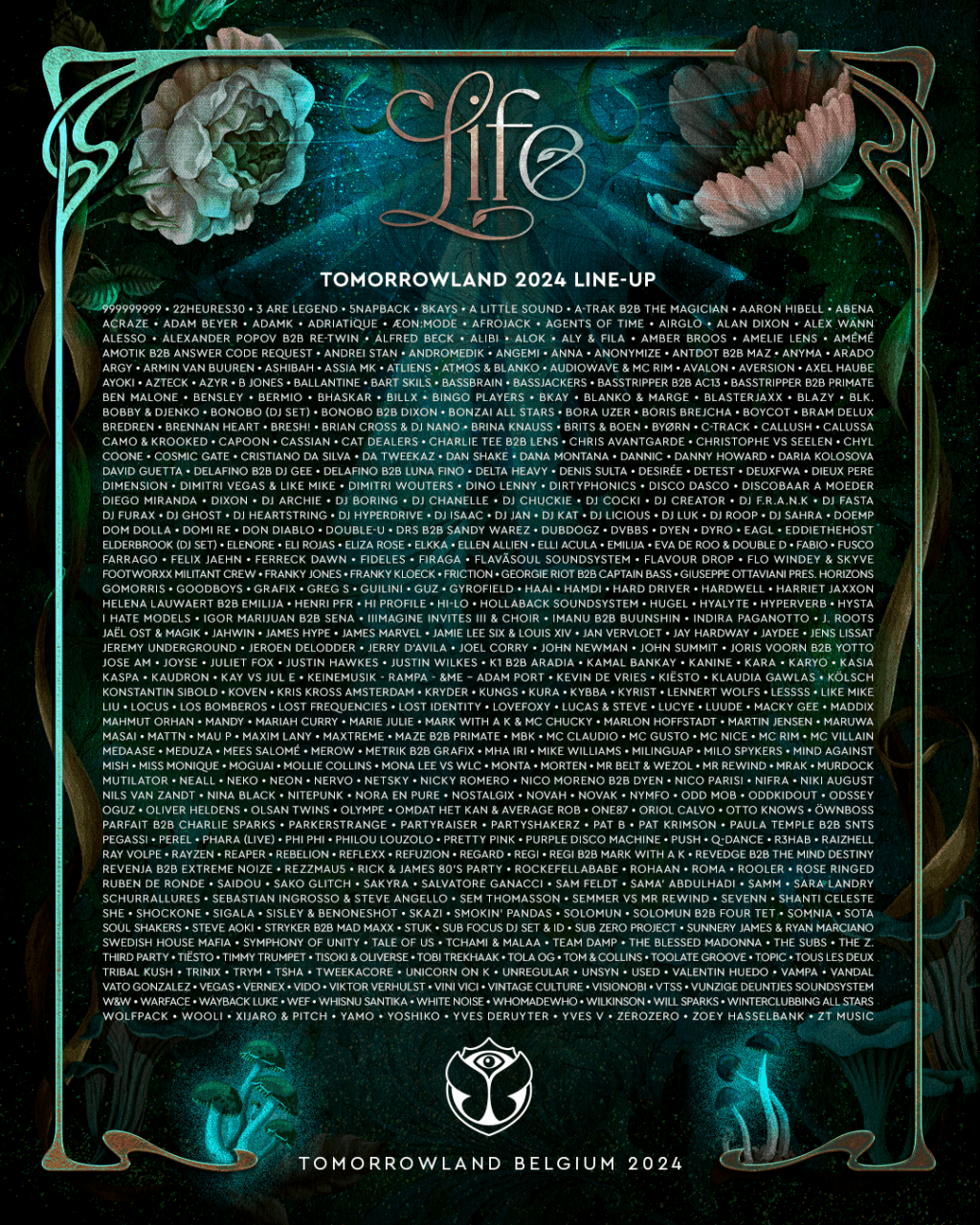 Tomorrowland Line-up 2024
