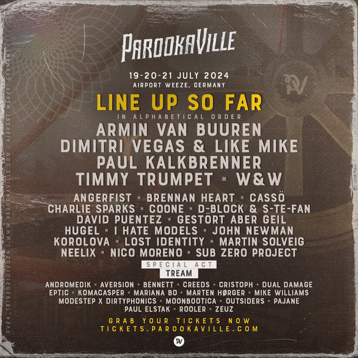 Parookavielle 2. Line-up-Phase