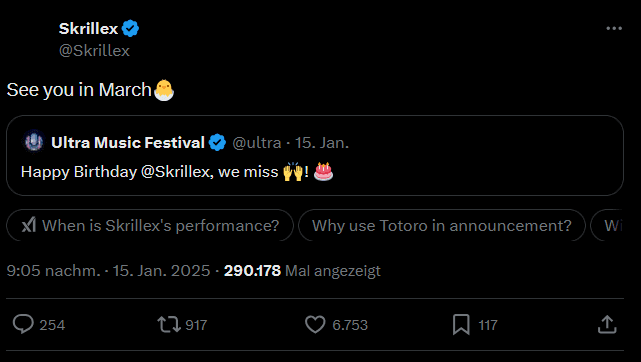 Skrillex Twitter