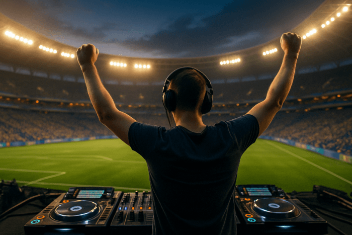 Beats & Bälle – Wenn DJs Sport feiern