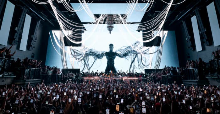 Melodic Techno trifft Rap: Travis Scott performt bei Anymas UNVRS-Show auf Ibiza