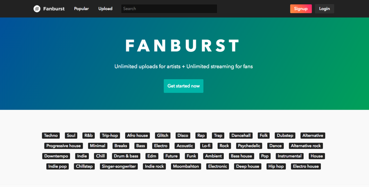 Fanburst – das neue SoundCloud?
