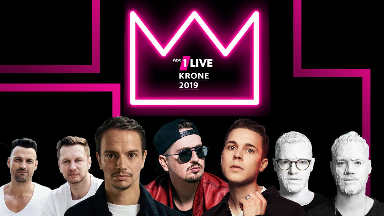 1LIVE Krone: Diese DJs sind in der Kategorie „Bester Dance Act“ nominiert!